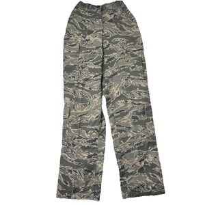 NEW US Air Force Camo Cargo Slacks Women's‎ 2R (26x32) Green Button-Fly Military